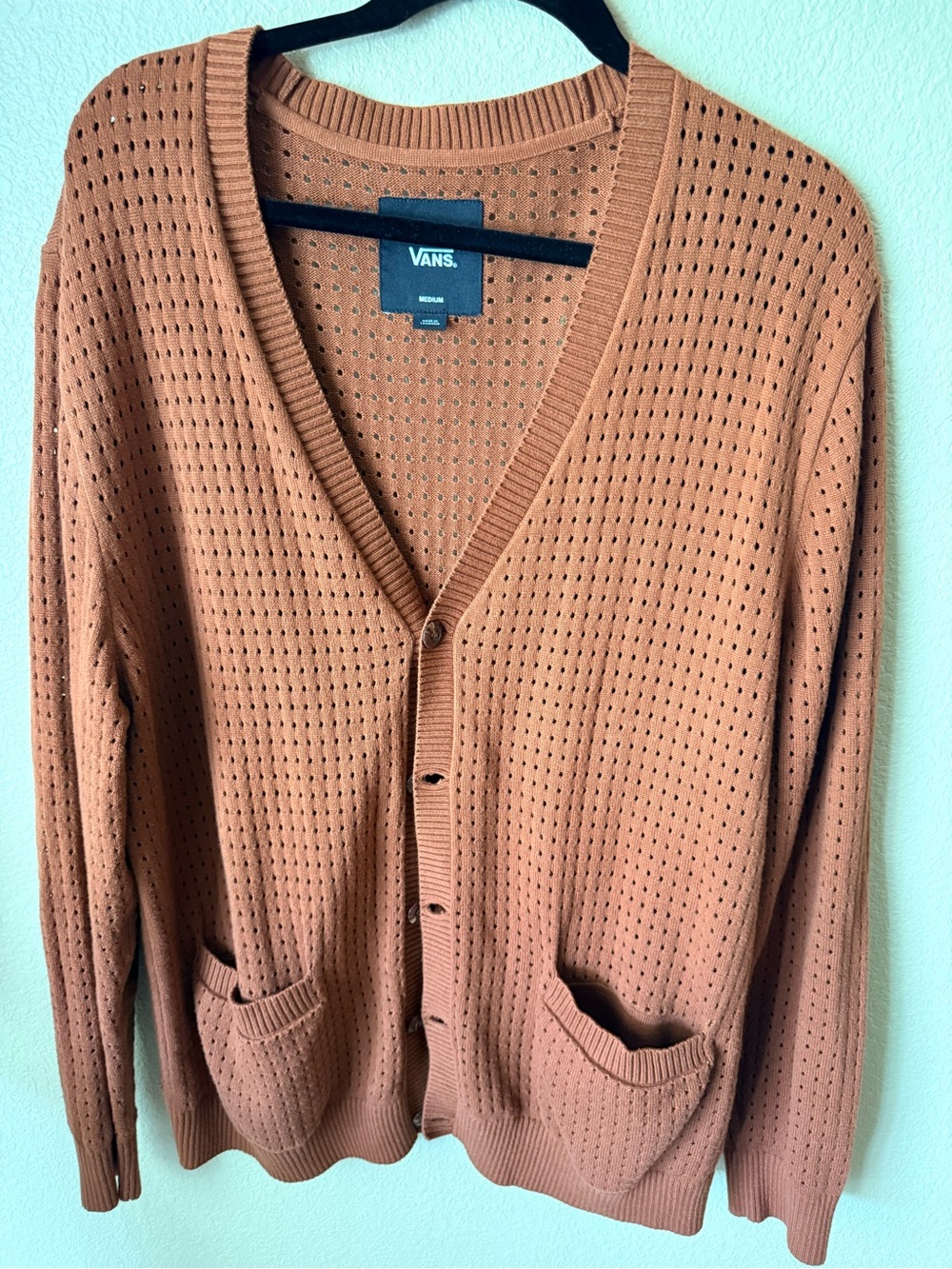 Vans Rust Knit Button-Up Cardigan